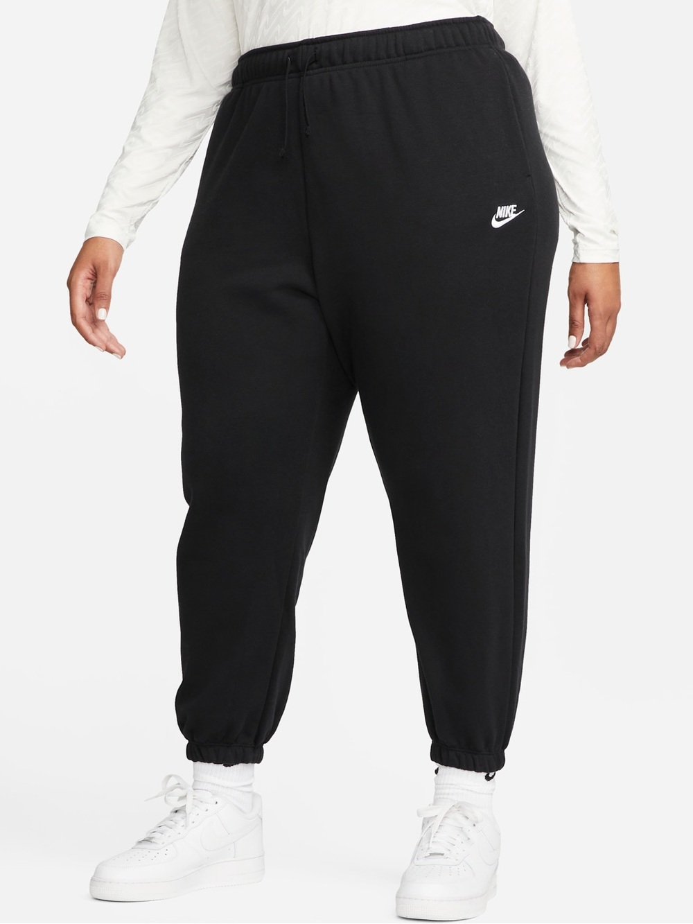 Nike Sportswear Club Fleece Mid-Rise Oversized Sweatpants - Women's 1X (Plus)